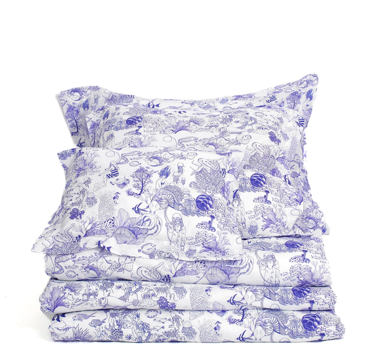 Parure de lit Toile de Mer - Violet